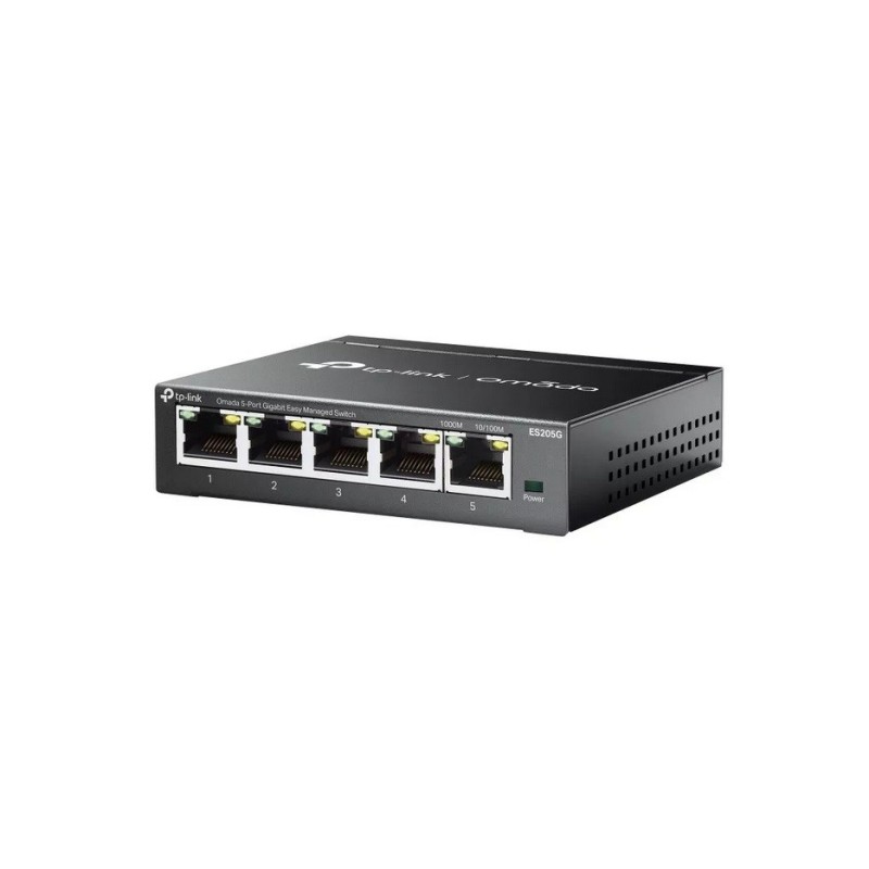 TP-Link Omada ES205G network switch Managed Gigabit Ethernet (10/100/1000) Black TP-Link Omada ES205G network switch Managed Gigabit Ethernet (10/100/1000) Black