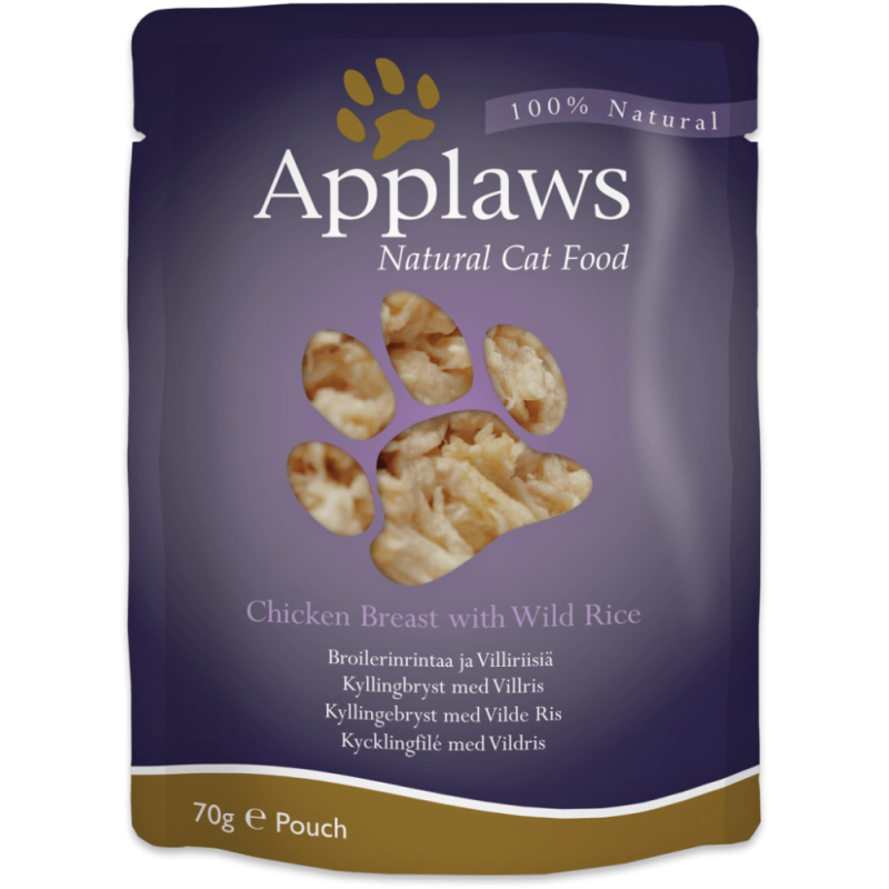 APPLAWS Natural Cat Food Chicken with rice - wet cat food - 70g APPLAWS Natural Cat Food Chicken with rice - wet cat food - 70g