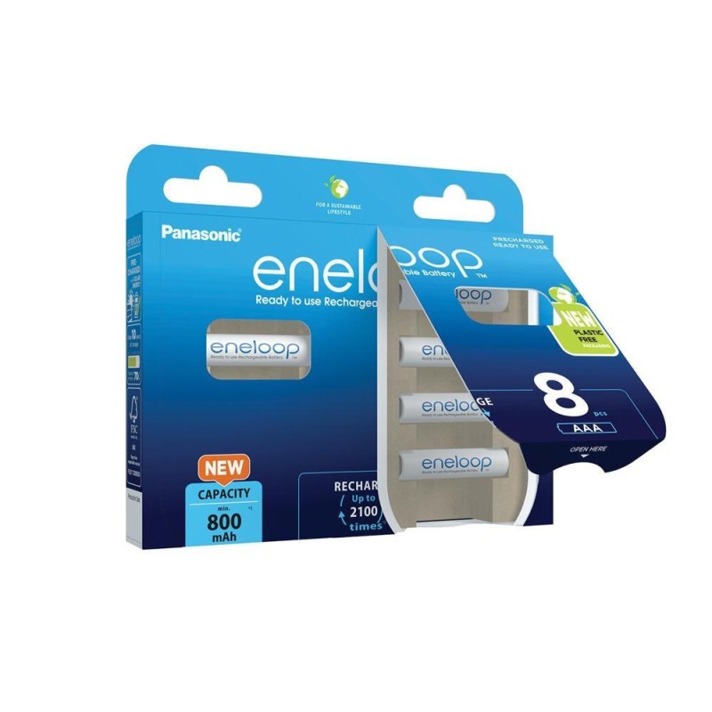 PANASONIC ENELOOP AAA 800 mAh 8 szt PANASONIC ENELOOP AAA 800 mAh 8 szt