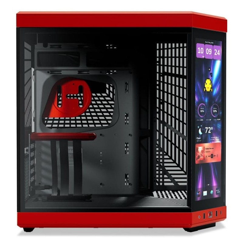 HYTE Y70 Touch Infinite Midi Tower Black, Cherry colour HYTE Y70 Touch Infinite Midi Tower Black, Cherry colour