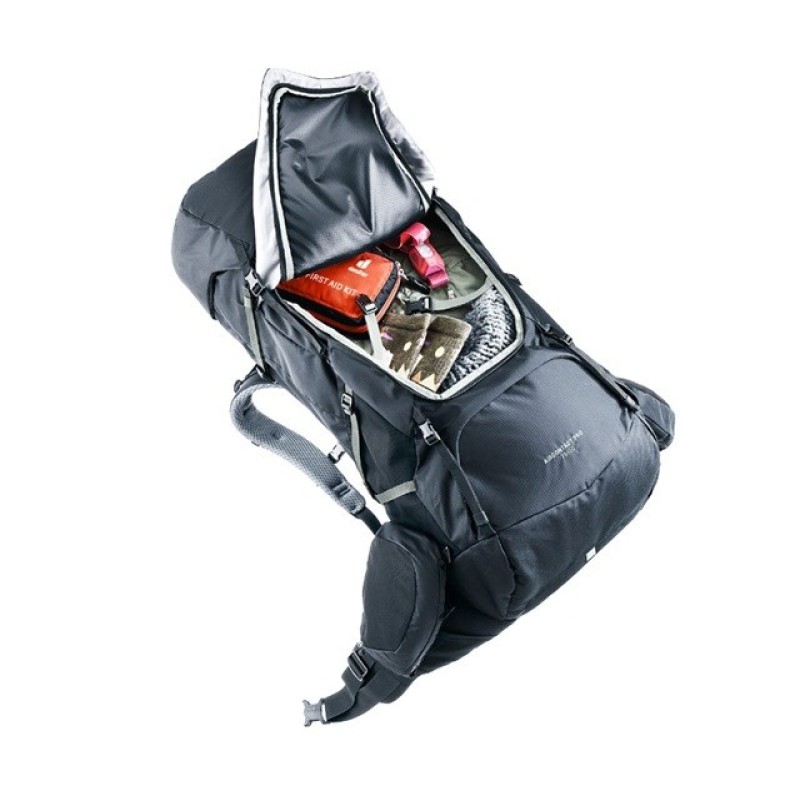 Plecak turystyczny Deuter Aircontact Pro 75+10 black Plecak turystyczny Deuter Aircontact Pro 75+10 black