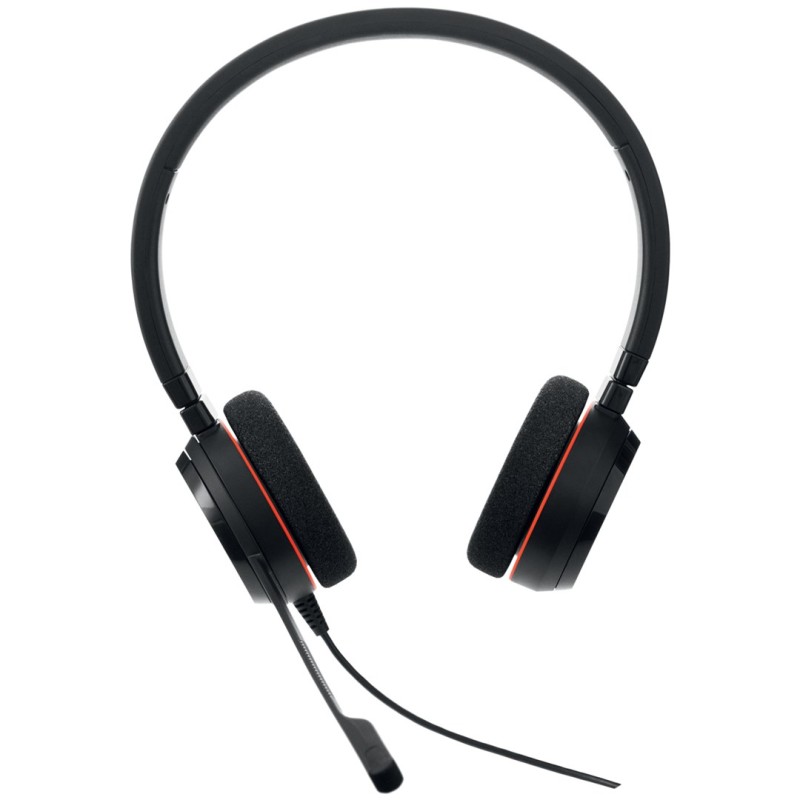 Jabra Evolve 20 Headset Wired Head-band Office/Call center USB Type-C / USB Type-A Black