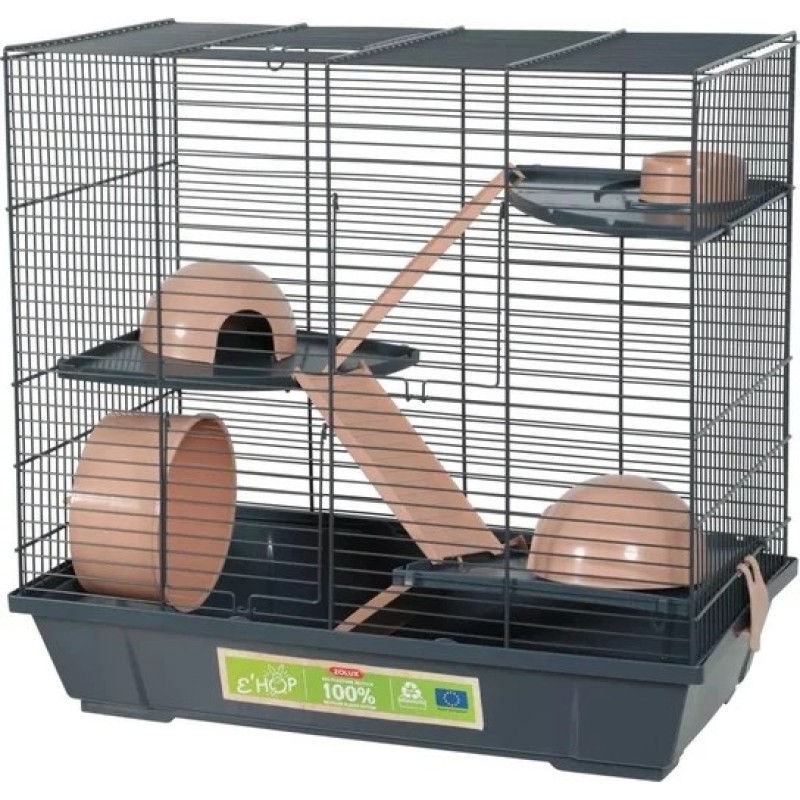 ZOLUX Cage EHOP for hamster triple 50 cm - pink ZOLUX Cage EHOP for hamster triple 50 cm - pink