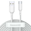 Baseus TZCATZJ-02 USB cable 1.5 m USB A USB C White Baseus TZCATZJ-02 USB cable 1.5 m USB A USB C White