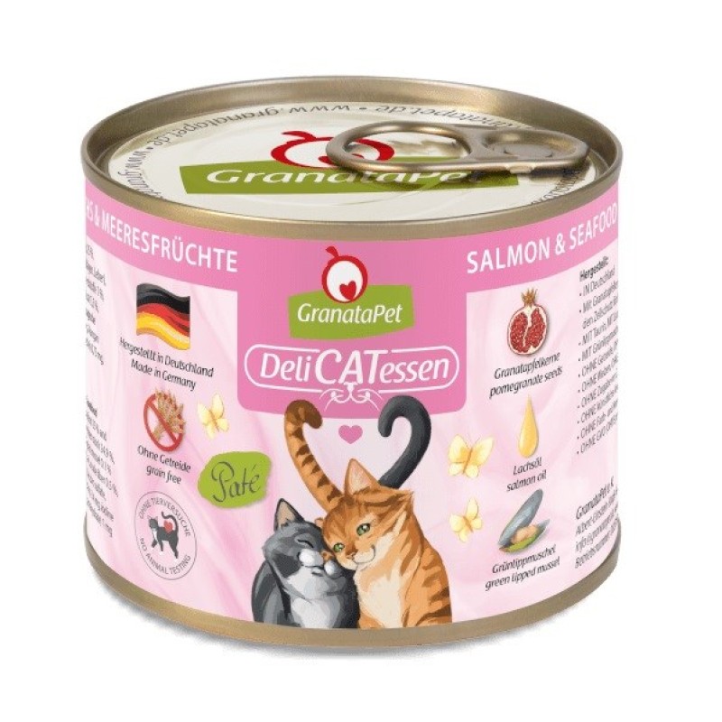 GRANATAPET DeliCATessen salmon and seafood - wet cat food - 200g GRANATAPET DeliCATessen salmon and seafood - wet cat food - 200g