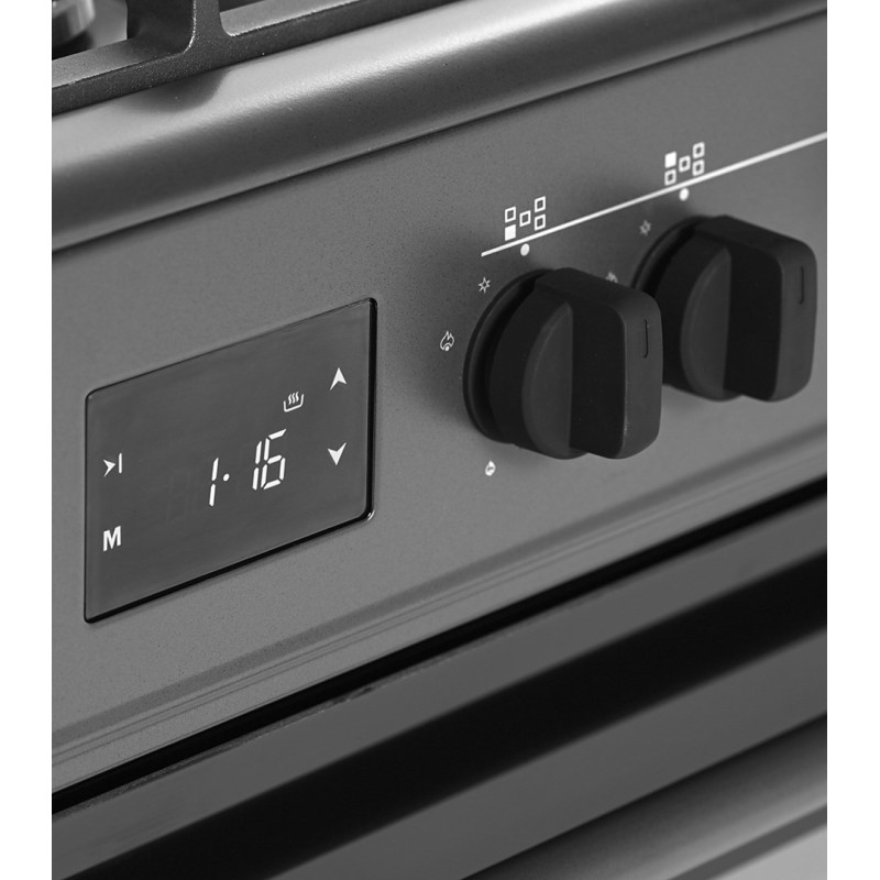 Ravanson KWGE-K90 Cheff Modern Black gas and electric cooker (black) Ravanson KWGE-K90 Cheff Modern Black gas and electric cooker (black)