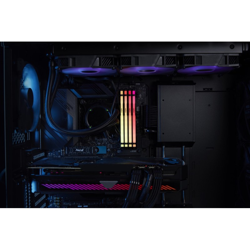 Kingston Technology FURY Beast 64GB 6000MT/s DDR5 CL30 DIMM (Kit of 2) RGB XMP Kingston Technology FURY Beast 64GB 6000MT/s DDR5 CL30 DIMM (Kit of 2) RGB XMP