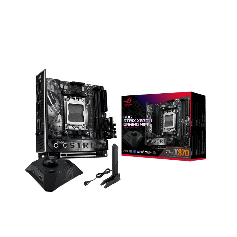 ASUS ROG STRIX X870-I GAMING WIFI AMD X870 Socket AM5 mini ITX ASUS ROG STRIX X870-I GAMING WIFI AMD X870 Socket AM5 mini ITX