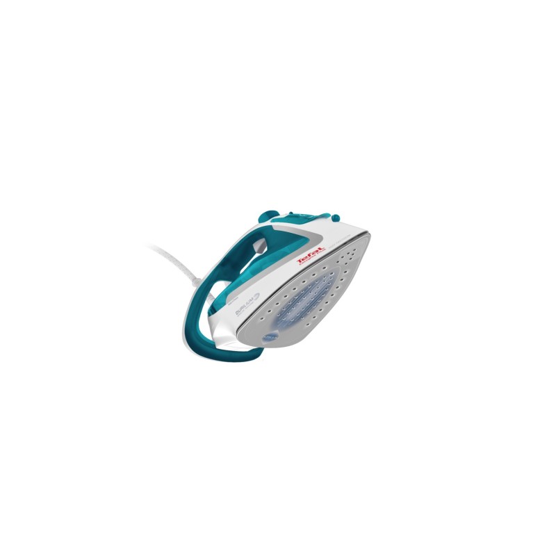 Tefal EasyGliss Plus FV5718 iron Dry & Steam iron Durilium soleplate 2400 W Turquoise, White Tefal EasyGliss Plus FV5718 iron Dry & Steam iron Durilium soleplate 2400 W Turquoise, White