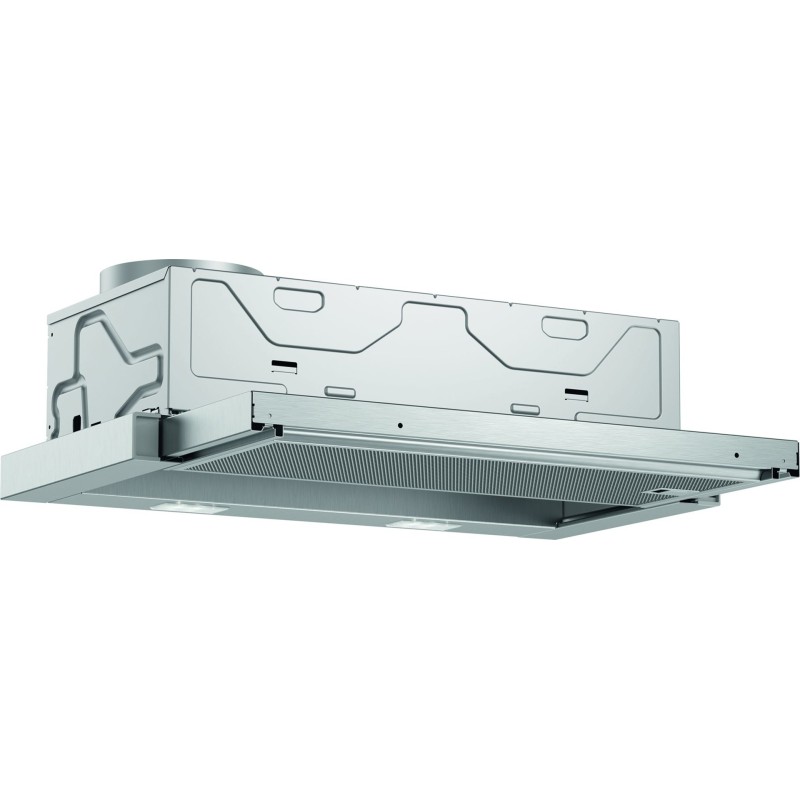 Bosch Serie 2 DFL063W56 cooker hood Semi built-in (pull out) Metallic 328 m³/h C