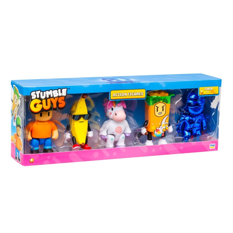 STUMBLE GUYS -  11,5 CM - ZESTAW 5 FIGUREK