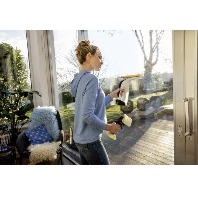 Kärcher WV 4-4 PLUS Battery set electric window cleaner 0.15 L Black, White, Yellow Kärcher WV 4-4 PLUS Battery set electric window cleaner 0.15 L Black, White, Yellow