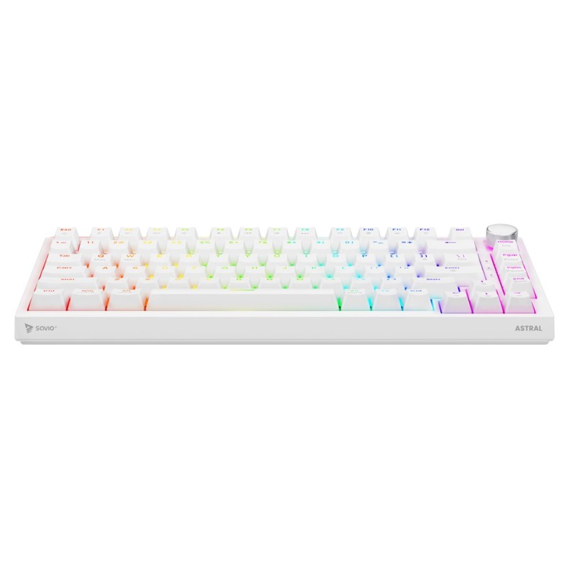 Savio ASTRAL WHITE JADE keyboard Gaming USB QWERTY US International