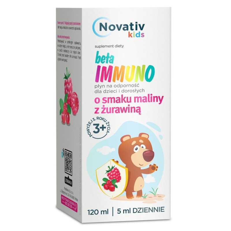 Novativ Kids Beta Immuno liquid for immunity 120ml Novativ Kids Beta Immuno liquid for immunity 120ml