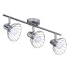 Activejet GIZEL triple ceiling wall light strip chrome E14 wall lamp for living room Activejet GIZEL triple ceiling wall light strip chrome E14 wall lamp for living room
