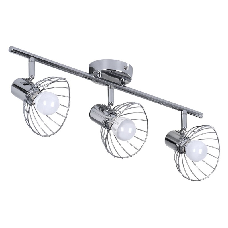 Activejet GIZEL triple ceiling wall light strip chrome E14 wall lamp for living room Activejet GIZEL triple ceiling wall light strip chrome E14 wall lamp for living room