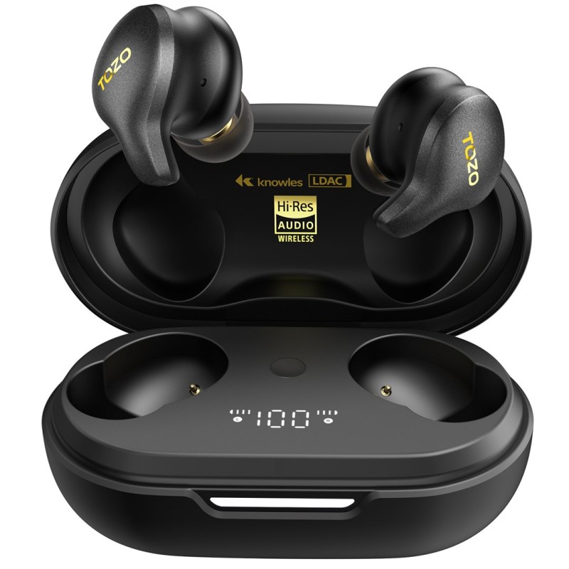 TOZO Golden X1 True Wireless Stereo (TWS) In-Ear USB Type-C Bluetooth Headset Black TOZO Golden X1 True Wireless Stereo (TWS) In-Ear USB Type-C Bluetooth Headset Black