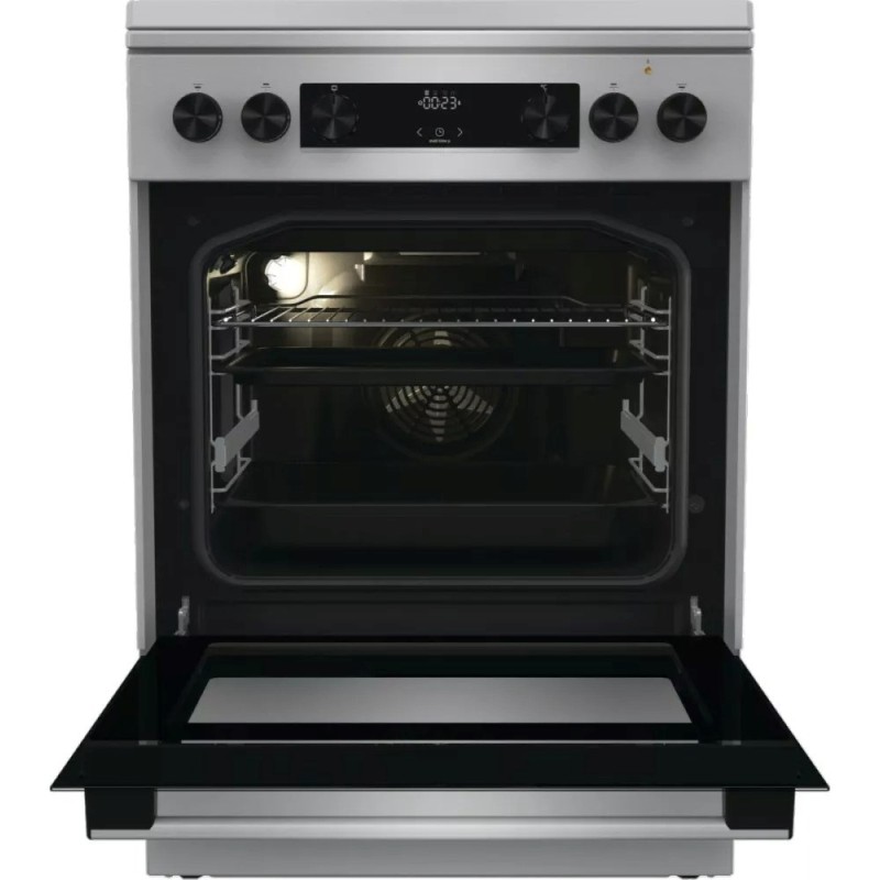 Gorenje GKS6C71XF Freestanding cooker with oven Silver Gorenje GKS6C71XF Freestanding cooker with oven Silver