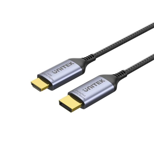 UNITEK CABLE DISPLAYPORT 1.4 TO HDMI 2.1, 8K, 1.8M UNITEK CABLE DISPLAYPORT 1.4 TO HDMI 2.1, 8K, 1.8M