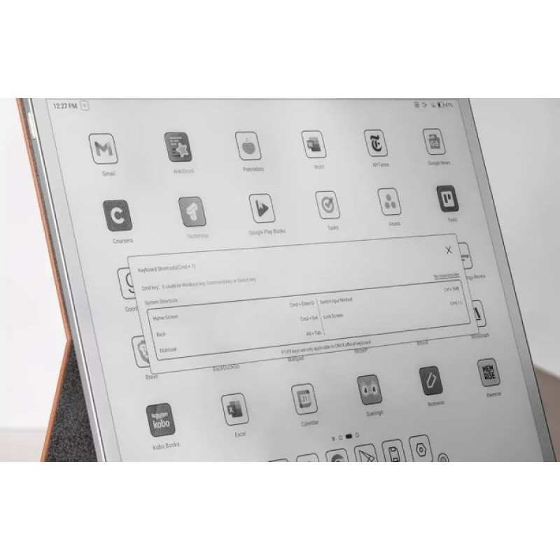 Onyx Boox Note Max / Tab X C Magnetic case with keyboard Brown Onyx Boox Note Max / Tab X C Magnetic case with keyboard Brown