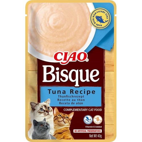 INABA Ciao Bisque Tuna - cat treats - 40g INABA Ciao Bisque Tuna - cat treats - 40g
