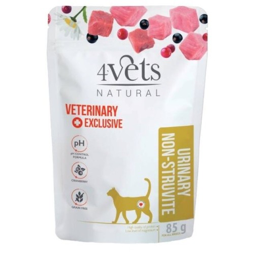 4VETS Natural Urinary Non-struvite - wet cat food - 85g 4VETS Natural Urinary Non-struvite - wet cat food - 85g