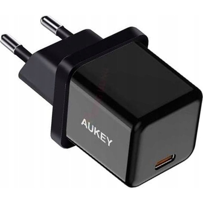AUKEY MAINS CHARGER PD 20W, MINI, BLACK AUKEY MAINS CHARGER PD 20W, MINI, BLACK