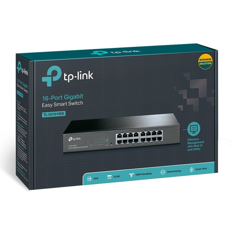 TP-Link 16-Port Gigabit Easy Smart Network Switch TP-Link 16-Port Gigabit Easy Smart Network Switch
