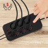 Maclean power strip, 6 socket extension + 4xUSB, 110-240V AC 50/60Hz, 2.1A max 2500W, 1.5 m, black, MCE389 B Maclean power strip, 6 socket extension + 4xUSB, 110-240V AC 50/60Hz, 2.1A max 2500W, 1.5 m, black, MCE389 B