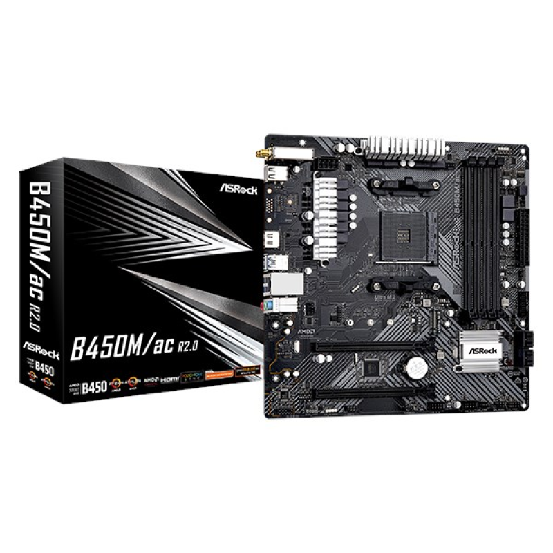 Asrock motherboard B450M/AC R2.0 Asrock motherboard B450M/AC R2.0