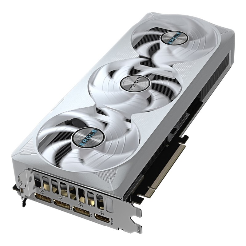GIGABYTE GeForce RTX 5070 Ti EAGLE OC ICE SFF 16G Graphics Card - 16GB GDDR7, 256bit, PCI-E 5.0, 2542 MHz Core Clock, 3 x DP 2.1a, 1 x HDMI 2.1b, NVIDIA DLSS 4, GV-N507TEAGLEOC ICE-16GD GIGABYTE GeForce RTX 5070 Ti EAGLE OC ICE SFF 16G Graphics Card - 16GB GDDR7, 256bit, PCI-E 5.0, 2542 MHz Core Clock, 3 x DP 2.1a, 1 x HDMI 2.1b, NVIDIA DLSS 4, GV-N507TEAGLEOC ICE-16GD