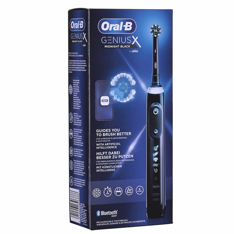 Oral-B Genius X Adult Oscillating toothbrush Black Oral-B Genius X Adult Oscillating toothbrush Black