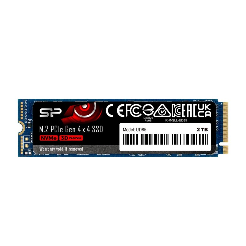 Silicon Power UD85 M.2 250 GB PCI Express 4.0 3D NAND NVMe Silicon Power UD85 M.2 250 GB PCI Express 4.0 3D NAND NVMe