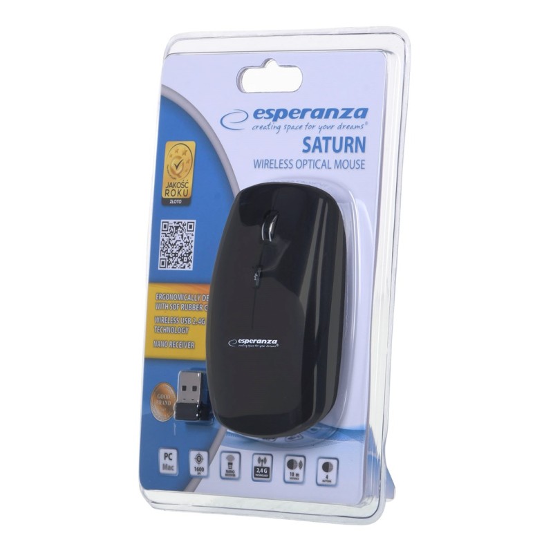 Esperanza EM120K mouse RF Wireless Optical 1600 DPI Esperanza EM120K mouse RF Wireless Optical 1600 DPI