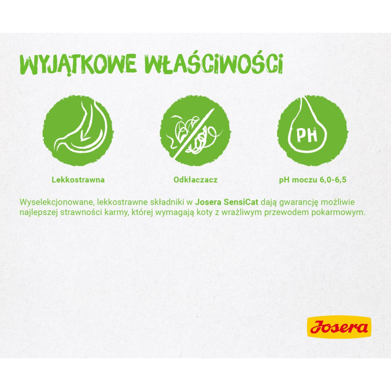 Josera SensiCat cats dry food 2 kg Adult Liver