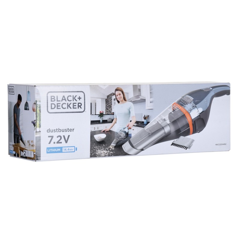 Black & Decker NVC220WBC handheld vacuum Blue, Chrome Bagless Black & Decker NVC220WBC handheld vacuum Blue, Chrome Bagless
