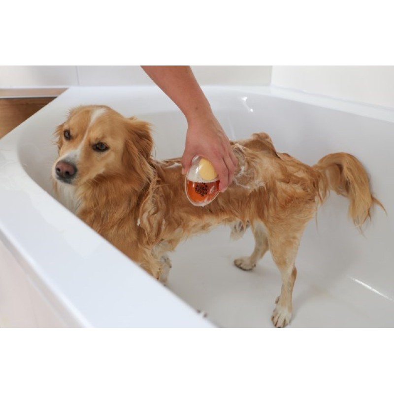 KERBL MagicBrush Bath Brush for Dogs and Cats with 100 ml Container - 11.5x7.5 cm KERBL MagicBrush Bath Brush for Dogs and Cats with 100 ml Container - 11.5x7.5 cm