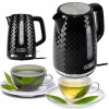 C280C ELDOM Kettle ELLI, capacity 1.7 l, power 2200 W, black, strix, black