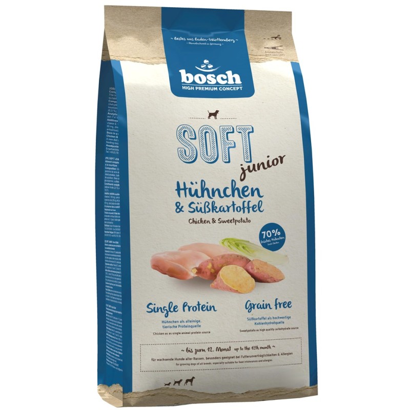 BOSCH Soft Junior Chicken and sweet potatoes - dry dog food - 12,5kg BOSCH Soft Junior Chicken and sweet potatoes - dry dog food - 12,5kg