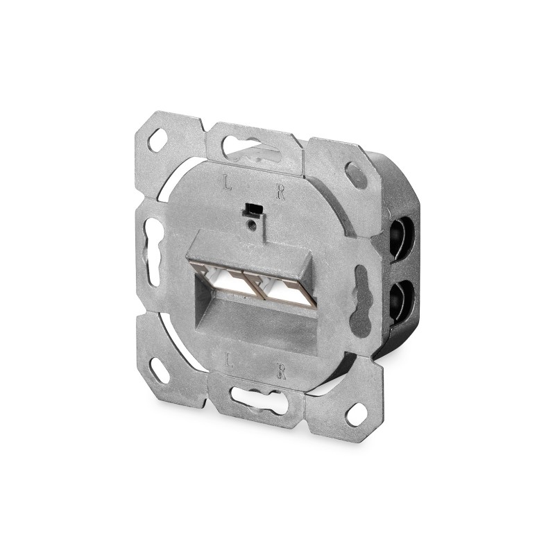 Digitus CAT 6, Class E, wall outlet, shielded, surface mount Digitus CAT 6, Class E, wall outlet, shielded, surface mount