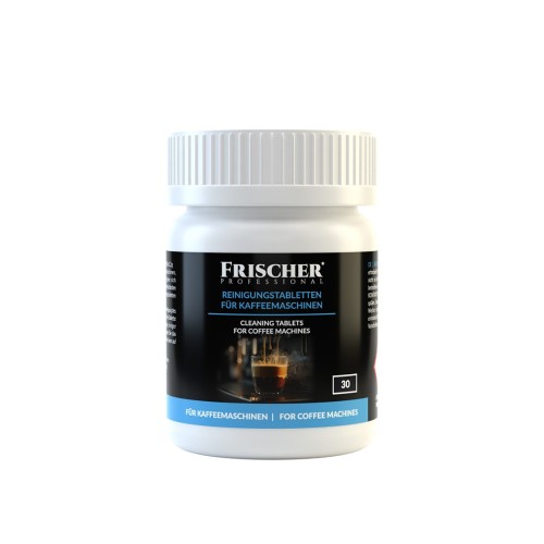Frischer coffee machine cleaning tablets 30 pcs. Frischer coffee machine cleaning tablets 30 pcs.