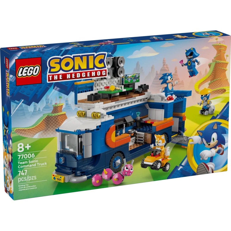 LEGO SONIC THE HEDGEHOG 77006 Team Sonic Command Truck LEGO SONIC THE HEDGEHOG 77006 Team Sonic Command Truck