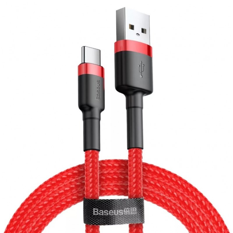 Baseus CATKLF-U09 mobile phone cable Black, Red 3 m USB A USB C Baseus CATKLF-U09 mobile phone cable Black, Red 3 m USB A USB C