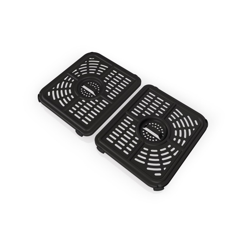 Ninja AF500EU fryer Double 10.4 L Stand-alone 2470 W Hot air fryer Black, Stainless steel Ninja AF500EU fryer Double 10.4 L Stand-alone 2470 W Hot air fryer Black, Stainless steel