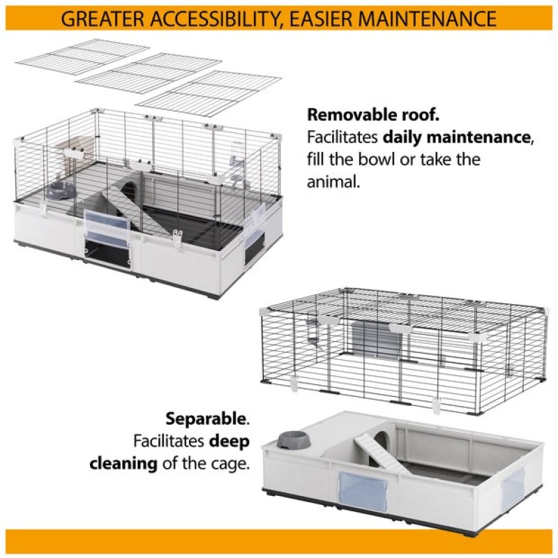 FERPLAST Modular 2 - cage for rabbit and domestic guinea pig - 109 x 72 x 56cm FERPLAST Modular 2 - cage for rabbit and domestic guinea pig - 109 x 72 x 56cm