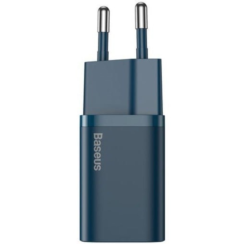 Baseus Super Si Power charger with USB-C to Lightning cable 20W Blue Baseus Super Si Power charger with USB-C to Lightning cable 20W Blue