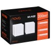 Tenda EX3 (2-pack) Dual-band (2.4 GHz / 5 GHz) Wi-Fi 6 (802.11ax) White 1 Internal Tenda EX3 (2-pack) Dual-band (2.4 GHz / 5 GHz) Wi-Fi 6 (802.11ax) White 1 Internal