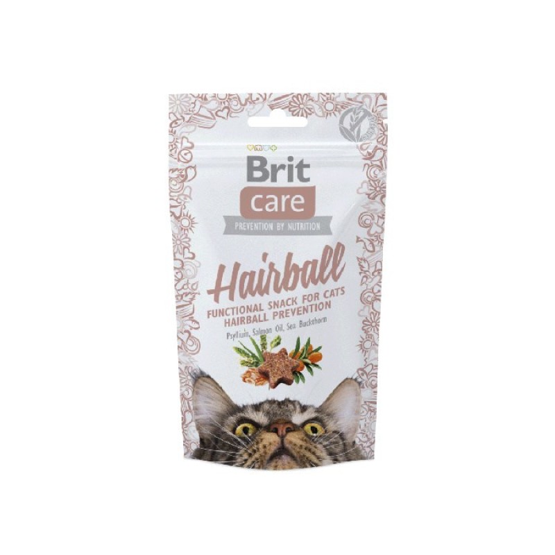 BRIT Care Cat Snack Hairball - cat treat - 50 g