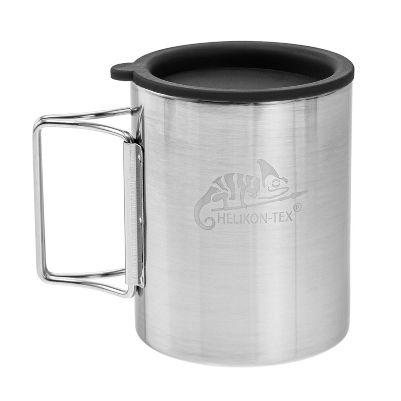 Helikon Thermal mug with lid 250 ml Silver, Black Helikon Thermal mug with lid 250 ml Silver, Black