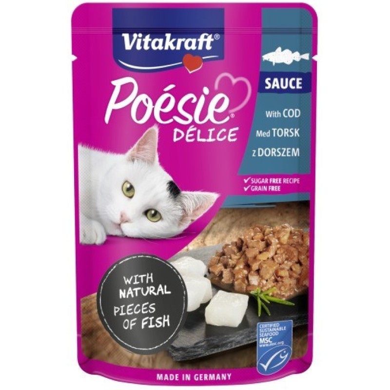 VITAKRAFT Poésie Delice Fish selection - wet cat food - 6 + 1 x 85g VITAKRAFT Poésie Delice Fish selection - wet cat food - 6 + 1 x 85g